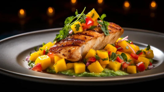 Grilled Fish with Mango Salsa